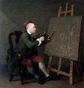 William Hogarth Hogarth Painting the Comic Muse china oil painting artist